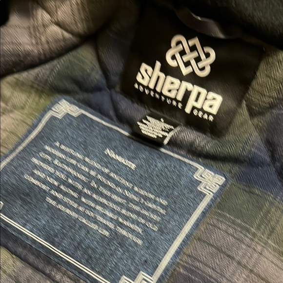 Men’s Sherpa adventure gear Jacket size large - Picture 8 of 10